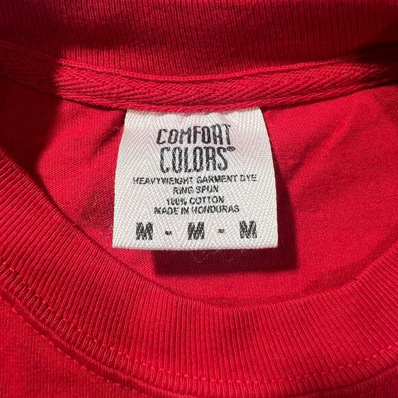 Comfort Colors Wisconsin Badgers T-Shirt Red Medium - Picture 5 of 7